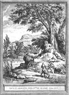 Tircis et Amarante, illustration J.B. Oudry