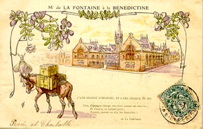 Carte postale publicitaire, 1911